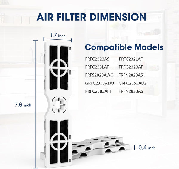 MARRIOTTO PureAir AF-2 Air Filter Compatible with Frigidaire FRGPAAF2, 6 Pack Filter for Air