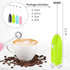 Daily-buy 4pcs Electric Mini Kitchen Stirrer - Battery Operated Milk Frother & 2 PCS Brushes Gift
