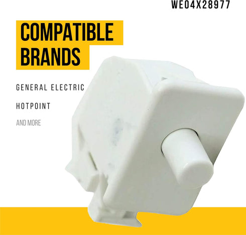 Upgraded WE04X28977 Door Switch Replacement - Compatible Hotpoint GE Dryer Parts - Exact Fit for HTX21EASK0WW
