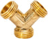 Eastman 41003 Steam Dryer Y Connector, 3/4 inch MHT, Brass