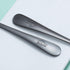 Berglander Black Salad Server Set, Stainless Steel Salad Serving Set with Titanium Black Plating, Pack of 2 (Shiny