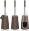SetSail Toilet Brush, Compact Size Toilet Bowl Brush and Holder Toilet Brushes