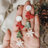 KEOKER Christmas Clay Cutters, Christmas Polymer Clay Cutters for Earrings Making, 12 Shapes Mini Christmas Clay Earrings Cutters, Small Christmas Tree Clay Cutters For Polymer Clay Jewelry by Keoker