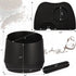 6 Inch Large Capacity Espresso Knock Box Tamping Mat, Espresso Machine Accessories Set of 2 with Removable Knock Bar