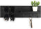Decorative Key Holder for Wall, Entryway Shelf with Hooks, Key Hanger with 3 Hooks, Organizes Keys, Dog Leash,