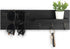 Decorative Key Holder for Wall, Entryway Shelf with Hooks, Key Hanger with 3 Hooks, Organizes Keys, Dog Leash,