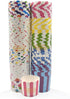 100pcs Premium Greaseproof Cupcake Paper Liners - Random Colorful, No Muffin Pan Needed for Cupcakes
