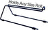 Horizontal Countertop Paper Towel Holder (Black)