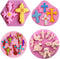 HiParty Angel with Wings Silicone Cake Fondant Mold, Cross Molds Set, Pink