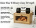Chiron's Pantry Countertop, Chirons Pantry Bread Box with Clear View Window, Premium Bamboo Bread Storage for Kitchen