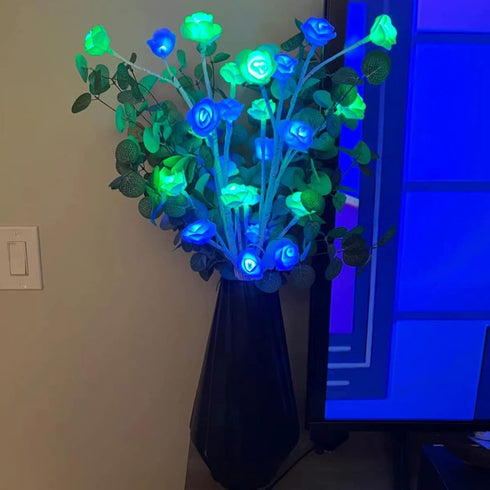 16 Valentine's Day Gift Rose Tree Lamp Color-Changing, Table Tree Light with Remote, Girls Gift for Mom Flower Lamp