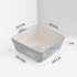 Wisenvoy 8x8 Baking Dish, Hand-Painted Casserole Pan for Oven, Brownie & Lasagna Dish
