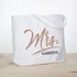 ELEGANTPARK Mrs Bag Personalized Gifts for Wedding Bachelorette Bridal Shower Engagement Party Monogrammed Tote Bags