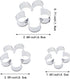 6 PACK Flower Shaped Cookie Cutters Stainless Steel Small Biscuit Cutters Rose Petals Fondant Cutters Mousse Mold for Holiday Birthday Party Pastry Biscuit Baking Clay DIY Molds by Capiant