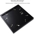 8x8 Picture Frame, Black Pine Wood with Mats for 5x5 or 4x4 Pictures, Square Photo Frames for Home Office Decor