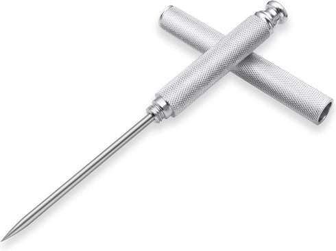 Ice Picks with Aluminium Alloy Handle, Stainless Steel Knife with Safety Cover, Kitchen Tool for Home & Bar