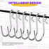HNYYZL 50Pcs S Hooks, Heavy-duty S Shaped Hook Connectors, Corrosion Protection Metal Hangers for Indoor and Outdoor