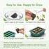 SIETAMIS 50 Packs Cuttage Grow Sponges, Pods Root Growth Sponge Eco Friendly PH Balance, Square Sponge Replacement Part