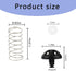 Coffee Machine Brew Basket Replacement Kits, Bottom Spring Loaded Stopper for Hamilton Beach Coffee Makers (2 Pcs)
