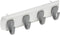 HIGH & MIGHTY 515305 Key Rail Organizer Hook Rail | Easy Tool-Free Installation | Holds up to 5lbs, Small, White &