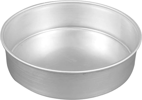 Winco ACP-103 Heavy-Duty Round Aluminum Layer Cake Pan, 10" x 3"