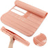 Bathroom Sink Cover For Counter Space Makeup,Sink Toppers Foldable Sink Cover,Silicone Beauty Makeup Brush Cleaning Mat,for Beauty Tools, Bathroom Sink Organizer Countertop(Light Pink)