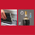 Vacu Vin Active Wine Cooler - Flexible Insulated Chiller for Standard Size Bottles, Premium Design