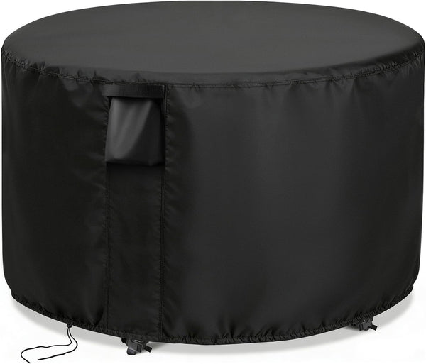 Patio Furniture Covers Round, 36 Inch Outdoor Round Dinner Table Cover Waterproof,