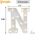 Pooqla LED Marquee Letter Lights Sign, Light Up Alphabet Letter for Home Party Wedding Decoration