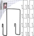 MorningRo 8 Pack Wall Grid Panel Accessories Gridwall Shelf Metal Wire Magazine Holder