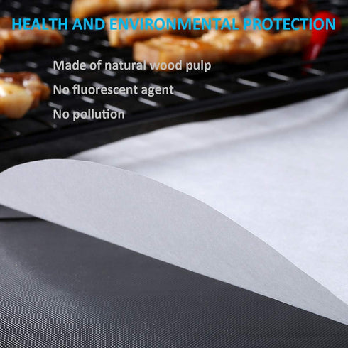 8 Inch Parchment Paper Rounds, 200 Sheets for Baking, Heavy Duty Nonstick Air Fryer Liners for Cookies, Meat