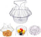 WAFJAMF Deep Fry Basket - 304 Stainless Steel Multi-Function Foldable Chef Cooking Strainer