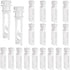 Vertical Blind Replacement Parts, Repair Tabs White Stems for Window Carrier Vertical Blinds, 20 Pieces