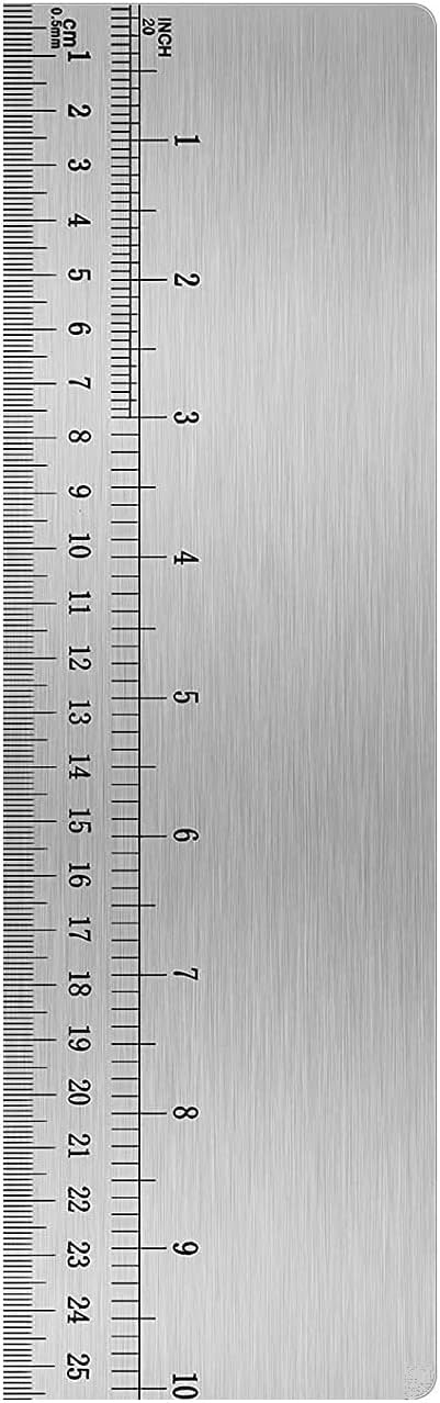 10inch Metal Cake Scraper, Stainless Steel Cake Edge Smoother for Buttercream Decorating