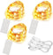 soltuus 3 Pack Rechargeable Fairy Lights 10ft 30 LED, 4 Modes Battery Copper
