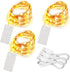 soltuus 3 Pack Rechargeable Fairy Lights 10ft 30 LED, 4 Modes Battery Copper