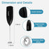 Soquali 2 Pack Milk Frother Handheld Battery Operated - Electric Whisk Coffee Frother Battery Stirrer, Hand Held Milk