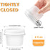 4 Oz 12-Count TUZAZO Small Freezer Containers with Lids BPA Free Small Plastic Food Storage Containers for Snack