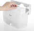 EZbrnd Countertop SLIMFOLD Hand Towel Dispenser - Kitchen/Bathroom/Office/RV/Airbnb Guest Towel Holder, White