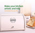 X458 Countertop Metal Bread Box for Kitchen - Stainless Steel Bread Box for Kitchen - Bread Storage Container