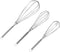 Stainless Steel Whisk Set - 8", 10", 12" Thin Handle Balloon Wire Whisks for Cooking, Baking, Mixing, Beating