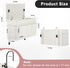 6 2pcs) Edudif Dual-purpose Bedside Caddy Bedside Organizer, Bed Caddy with Pockets, Versatile Bedside Storage Solution