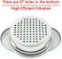 Can Strainer, Food Grade 304 Stainless Steel, Dishwasher Safe Food Strainer, Easy to Clean, Eco-friendly