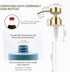 Stainless Steel Soap Dispenser Pump for Hand Wash & Soap, Brushed Nickel Replacement for Bathroom & Kitchen