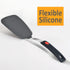 Silicone Spatula Turner Set of 2, 600°F Heat Resistant Silicone Cooking Utensils Set for Nonstick Cookware, Mixed Pancake Egg Burger Spatula Flippers, Black by BodiCal