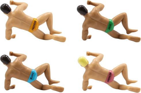 NPW Drink Charmers - Original Drinking Buddies & Drink Glass Charms for Parties, 4 Count
