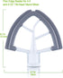 Flex Edge Beater for KitchenAid Mixer Attachments, Compatible with 4.5-5 Quart Tilt-Head Stand Mixers