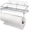 Adhesive Paper Towel Holder Shelf, Wall Mounted Roll Rack for Kitchen Shower Bathroom, Rustproof Stainless Steel
