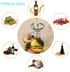 Stainless Steel Classic Olive Oil Spouts with Funnels, Tapered Bottle Pour Spouts for Liquor, Vinegar, Syrup (2pcs)