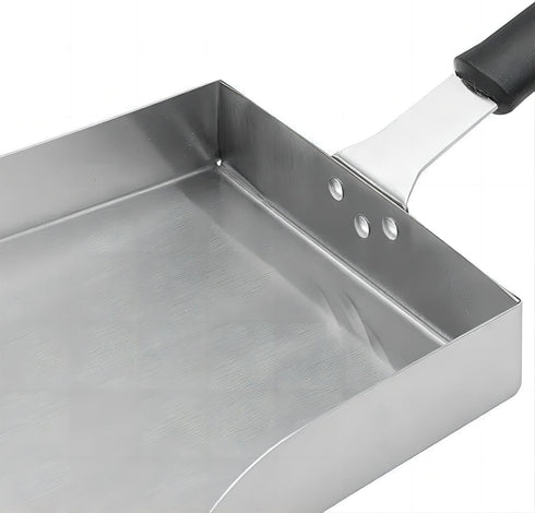 Large Griddle Scoop (2pcs) for Hibachi Cooking, Stainless Steel Food Shovel for Grilling Accessories